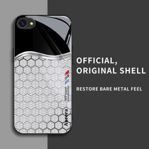 สำหรับ Oppo A83 เคสศัพท์ป้องกันการตก ลายรังผึ้งสีเงิน บุคลิกภาพทันสมัย