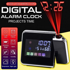 COD KIRIM CEPAT Jam Digital Proyektor LED Penunjuk Cuaca Multifungsi - 8190