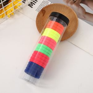 ยางรัดผม ยางรัดผมหางม้า 20 เส้น/ 1หลอด เชือกรัดผม ยางรัดผมเกาหลี ยางรัดทรงหางม้าสูง แบบหนา ยืดหยุ่นสูง ทนทาน สไตล์เกาหลี