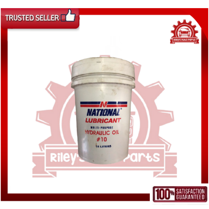 NATIONAL HYDRAULIC OIL 10 PAIL(18Liters) Lazada PH