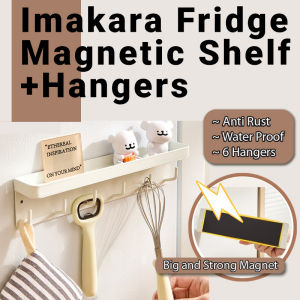🔥 Imakara Fridge Magnetic Shelf+Hangers🔥Durable 🔥Anti Rust🔥Water Proof