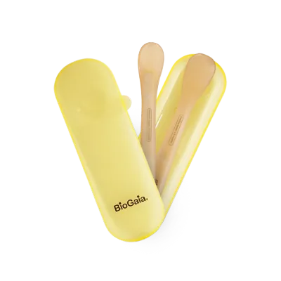 BioGaia Silicon Spoon Set With Case
