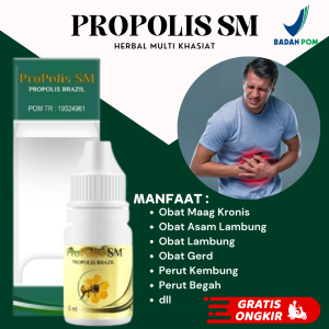 Propolis SM Brazil Original Obat Asam Lambung Mengobati Sakit Lambung Parah