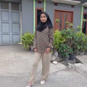 One Set Baju Gamis Early Atasan Dan Celana Panjang Wanita Allsize Setelan Tunik dan Celana Panjang