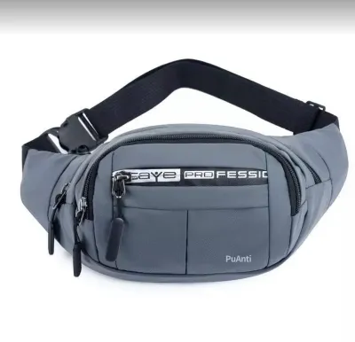 JOANNA BAG#1368 KOREAN LEATHER FASHION UNISEX WATERPROOF CROSSBODY CHEST BAG WAIST BAG