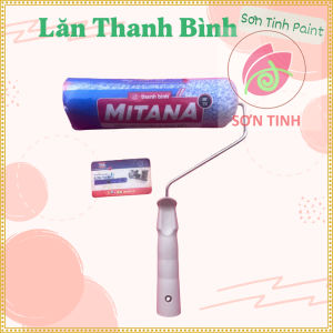 Cọ Lăn cao cấp MITANA Thanh Bình chuyên dụng cho sơn nước giúp màng sơn láng bóng giúp bề mặt sơn láng mịn.