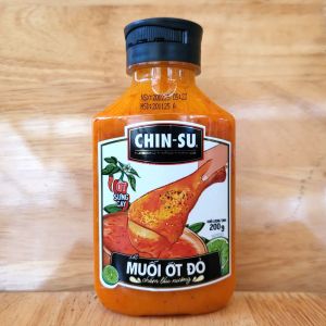 CHINSU [Chai ĐỎ 200g] MUỐI ỚT ĐỎ CHẤM LẨU NƯỚNG Red Chilli Salt Sauce