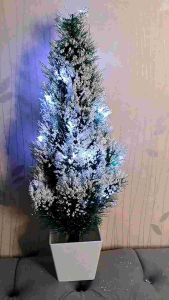 Pohon natal buat di meja tinggi 45cm ada lampu/nyala  or led