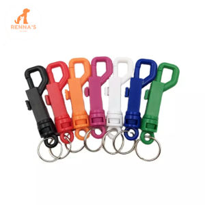 Rennas Bird Cage door hook lock P spring lock for animal pet cages Plastic hook Dog Cage Door Lock