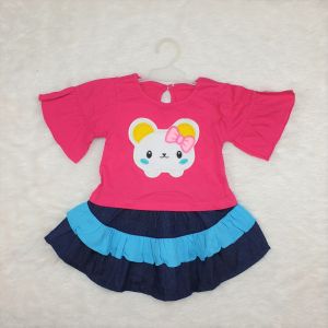 Setelan Kaos Anak-Anak Murah/Set Baju Anak Cewek Lucu 554B