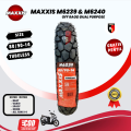 BAN MOTOR TRAIL RING 14 PAKET MAXXIS OFF ROAD 80/90-14 DAN 90/90-14 TUBELES FREE PENTIL. 