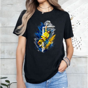 [Local Stock] HBESTY  Vozinha Cape Verde Goalkeeper Background Print Soft Cotton Dynamic Diving Save T-Shirt Football Fan Casual Men Women Daily Tops