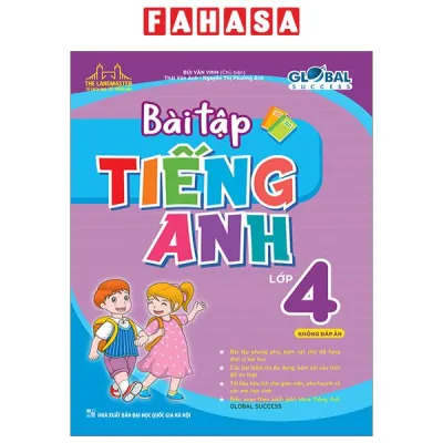 Sách Fahasa - Global Success - Bài Tập Tiếng Anh 4 - Không Đáp Án
