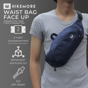Tas Selempang Waistbag Pria Wanita Hikemore Face Up