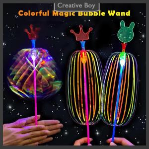 [Creative] Halloween cầu vồng Magic Stick Wand LED bong bóng đầy màu sắc sáng đồ chơi nhấp nháy Cây Đũa phép dính đồ chơi trẻ em Đồ chơi năm mới Xmas Đảng ủng hộ