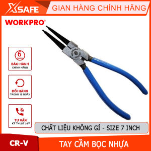 Kìm mũi dài bằng thép CR-V Workpro - WP231082