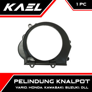 Cover Kipas Magnet Honda Beat FI & Scoopy F1 & Spacy Karbu FI & Vario 110 eSP 2014 Penutup Tutup Tameng Pelindung Radiator Fan Polos Hitam Magnit Full Lubang Custom Bolong Untuk Spiner Spinner Extra Bubble