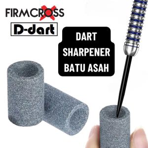 FIRMCROSS Dart Sharpener - 2 Sided Concave Design Sharpening Stone For Steel tip dart  (Batu Asah Arrow Dart)