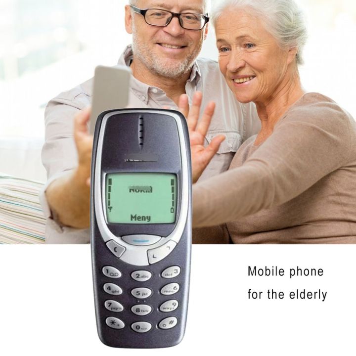 Mobile Phones For Nokia , Large Characters Long Standby Candy Bar Buttons for Elderly Senior