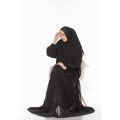 Dzellia  (Yuna) in black - Baju Gamis/gamis terbaru 2025 mewah/gamis model terbaru/gamis terbaru 2025 Gamis Set Kerudung. 