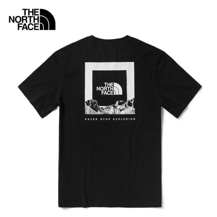 The North Face Women's Outdoor T-Shirt Black - Size: XL