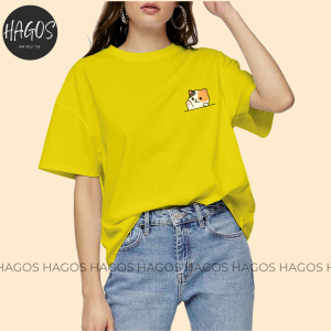 kaos tshirt atasan wanita perempuan cewek lengan pendek katun seragam custom