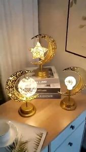 3D Moon Lamp LED Night Light USB Rechargeable Touch Control Moon Light Romantic Bedroom Decor Birthday Gift