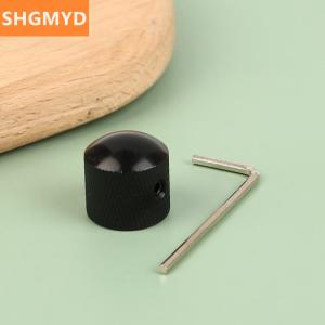 [COD] SHGMYD 1Pc Metal Electric Bass Guitar Tone Volume Knob Potentiometer Hat Cap Guitar Parts Push Knob With Hole Guitar Accessories