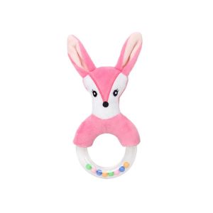 hot-Baby Sensory Hanging Rattles Soft Learning Toy Plush Animals Stroller Infant Car Bed Crib with Teether for Bebe Babies Toddlers