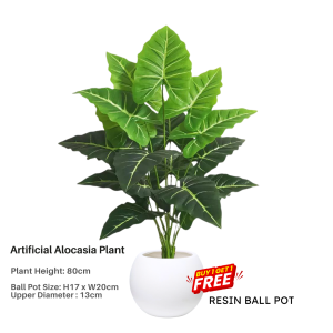 【SG Evergreen】LIMITED OFFER ⭐ Artificial Plant with White Pot Small Fake Plants for Indoor Outdoor Home Decor Faux Plant Small Fake Plants