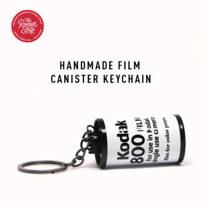 Handmade Film Canister Keychain - Fujifilm 200 Kodak 400 27 Exp ISO 400 - Film Lover & Photographer Gift