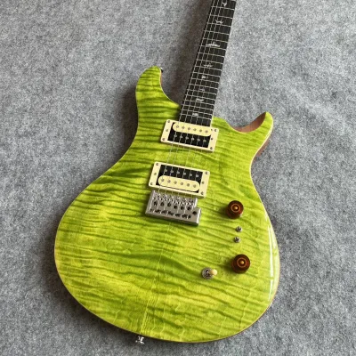PRS SE Custom 24 Electric Guitar Paul Reed Smith Green Maple Top 24 Frets Tremolo Bridge Professional Guitar