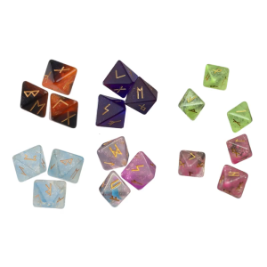 Resin Assorted Polyhedral Dices Set Polyhedral Divination Table Board Roll Party Cards Table Board Playing Game Toys