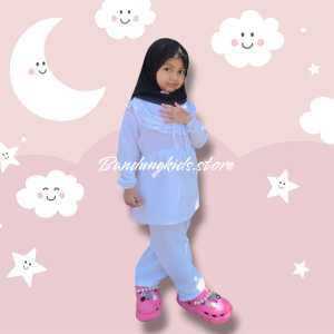SETELAN ANAK PEREMPUAN BAHAN CRINGKLE UNTUK ANAK USIA 2-5TAHUN