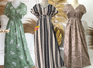 Radeva Gallery - Dress Daster Manohara Bali Panjang Omira Kekinian