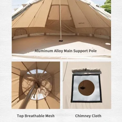 TENDA COTTON SERIES NATUREHIKE NH20ZP005 CAMPING GLAMPING SAFARI - Gudang Irama