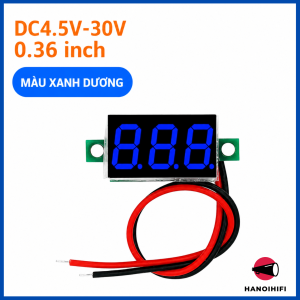 Mạch vôn kế mini báo vol 0-30v Đo điện áp làm mạch báo pin từ HÀ NỘI HIFI
