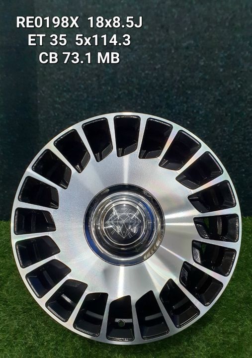 Mâm 18 inch kiểu Maybach nắp kim cương sang trọng