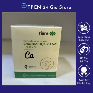 Canxi Thiên Sư - Canxi Tiens dành cho người lớn dạng bột hòa tan tăng cường sức khỏe xương khớp.