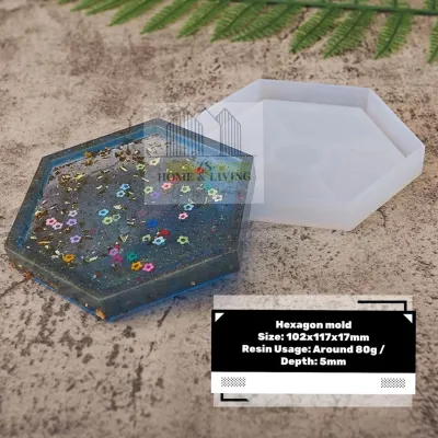 Coaster Mould Coaster Resin Silicone Cup Mat Pad Mold Jewelry Making Epoxy Mould Tool Craft Epoxy Resin Mould