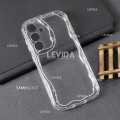 Softcase Silikon Bening Melting Case Gelombang Samsung S24 FE. 