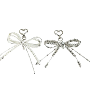 Elegant Keychain Pendant Mobile Phone Chain Strap Fashion Cellphone Rope Telephone Lanyard with Butterfly Detail