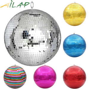 Mini Disco Ball Mirror Ball Multiple Style Reflective Glass 10/15/20CM Rotating Mirror Wedding Glass Ball Light Christmas Party Cake Disco Decor