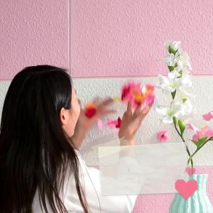 LZD Living Room & Bedroom Wall Imitation Diatom Ooze Wallpaper Self-Adhesive Waterproof Bedroom Cozy Wallpaper Solid Color Cement Wall Wall Sticker