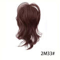Short Curly Hair Wig Spice Girls Fountain Wig Natural HalfTied Wig. 