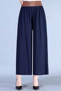 กางเกงผ้าสปันไซส์ใหญ่สำหรับคนเอว 29-38 นิ้ว - รุ่น 9186