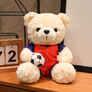 New World Cup mascot plush teddy bear doll cute football bear toy