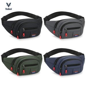 Lightweight Fanny Pack for Men Women Water-Resistant Waist Bag for Travel and Outdoor Sports[Vodool Shophouse]