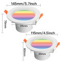MOES Zigbee Smart LED Downlight  Dimming Round S pot Light 7/10W RGB Color Changing Warm Cool light Alexa G oogle Home Vocie（Need Gateway）. 