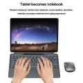 Bàn phím máy tính bảng 3 chế độ ánh sáng tương thích Bluetooth 5.0 Bàn Phím Phụ kiện PC Bàn phím từ tính cho bề mặt PRO8/x/PRO9. 